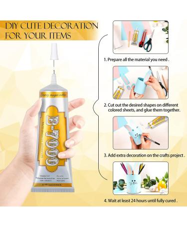 B7000 Rhinestone Jewelry Glue Clear - 3.7 fl oz Multi-Function Adhesive for Hobby Models, Crafts, Fabric, Shoes - Buy Online on GoSupps.com