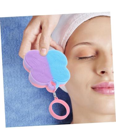 Healeved Face Scrubber Face Exfoliator Face Brush Face Silicone Scrubber Facial Exfoliator Facial Wash Brush Silicone Facial Scrubber Face Wash Brush Silicone Bath Brush Clean Silica Gel 7x7cm As Shown 1 - Buy Online on GoSupps.com