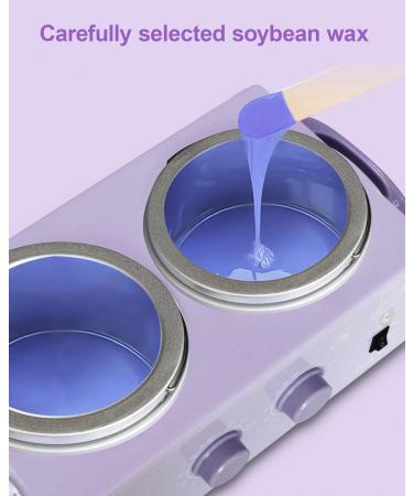 WENMILY Double Wax Warmer Kit for Hair Removal - 2 * 500ML Pots with Wax Beans, Sticks, and Strips - Buy Online on GoSupps.com