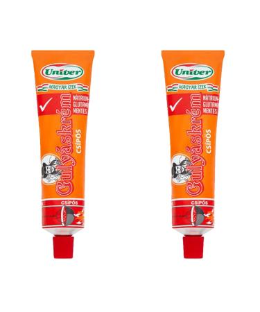 Univer Hungarian Goulash Cream Hot 160 g (Pack of 2)