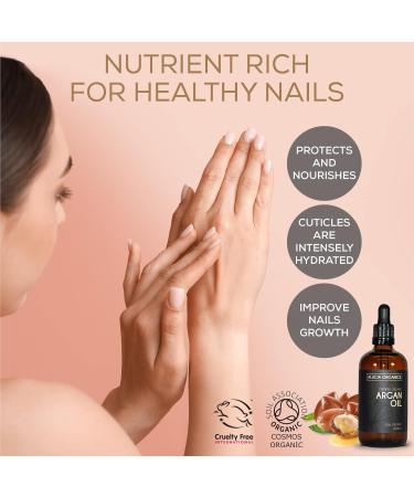 Alucia Organics Certified Organic Argan Oil 50ml - Pure Cold-Pressed Vegan Skin & Hair Nourishment - Buy Online on GoSupps.com