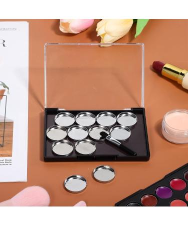 Homoyoyo Palette Magn tique Vide pour Fards Paupi res Plateau de Maquillage Compact en Plastique Robuste 12 Compartiments Ronds avec Pinceau Paupi res Rangement pour Voyage et - Buy Online on GoSupps.com