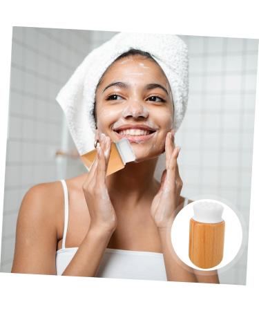 Mikinona Beech Wood Facial Cleansing Brush Skincare Brush Scrubber for Face Facial Scrubber Face Exfoliator Face Scrub Brush Face Scrubber for Women Fiber Face Brush Soft Fur - Buy Online on GoSupps.com