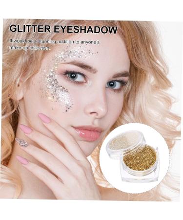 Ipetboom Loose Eyeshadow Glitter - 2pcs Platinum Loose Pigment Eyeshadow Set for Eye & Face Highlighter - International Shipping Available - Buy Online on GoSupps.com