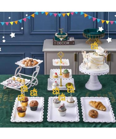 Eid Mubarak Cake Topper Pack of 32 Glitter Moon and Star Ramadan Cake Decoration Gold Eid Mubarak Cupcake Topper for Muslim Islam Kareem Party Decoration Supplies - Buy Online on GoSupps.com