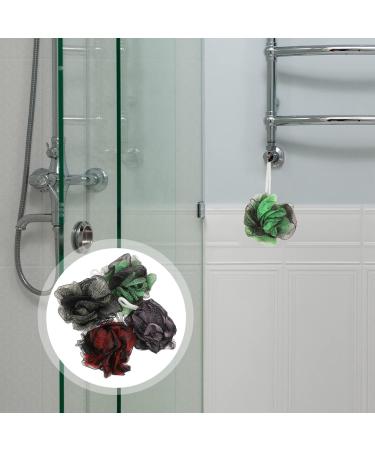 FOMIYES 4pcs Foaming Net Loofah Mesh Pouf - Exfoliating Bath Scrubber Balls for Toddlers & Adults | Skin Care & Bath Supplies - Buy Online on GoSupps.com