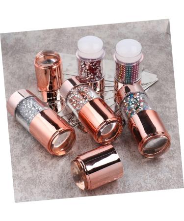 Healeved 1 Set Double-headed Silicone Diamond Seal Stencils Beginner Manicure Tools Professional Rhinestone Tool Pro Tools Nail Tools Point Diamond Pens Delicate Crafts 8.6X3cm Colorful - Buy Online on GoSupps.com
