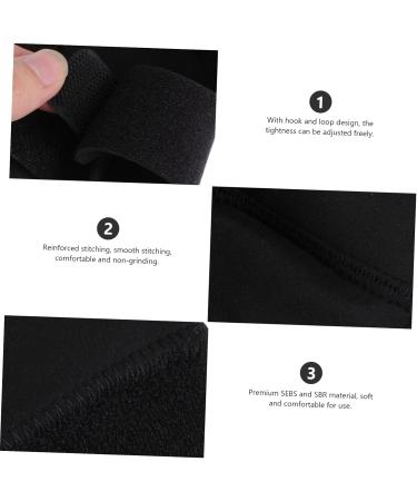 Buy FRCOLOR Adjustable Black Protectors for Women - Perfect Fit & Comfort - Buy Online on GoSupps.com