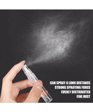FANDAMEI Mini Spray Bottle Set - 10 Pack 5ml Clear Plastic Fine Mist Refillable Perfume Atomizers for Travel - Small Empty Sample Containers - Buy Online on GoSupps.com