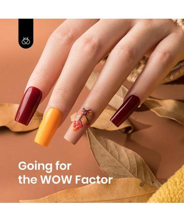 Beetles Dark Red Wine Gel Polish 15mL - Burgundy Christmas Nail Art for UV LED Lamp - Soak Off Manicure Salon Quality - Buy Online on GoSupps.com