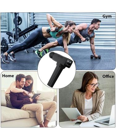 Handheld Electric Massage Gun - Deep Tissue Muscle Massager with 10 Heads & 20 Speeds - Buy Online on GoSupps.com