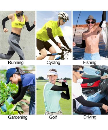 ZZKKO Dragon American Flag Cooling Arm Sleeves - UV Sun Protection for Men & Women | Stylish & Comfortable Green Gear - Buy Online on GoSupps.com