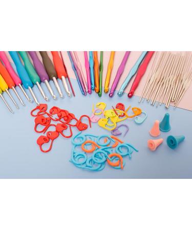 Sopena 115-Piece Crochet Hooks Set with Storage Case and Accessories Ideal for Beginners and Experienced Crochet Enthusiasts - Buy Online on GoSupps.com