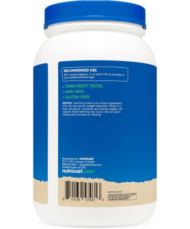 Nutricost Organic Pea Protein Powder (3 LBS) Unflavored - Certified USDA Organic Protein from Plants Vegetarian Friendly Gluten Free Non-GMO - Buy Online on GoSupps.com