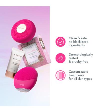 FOREO Skin Supremes LUNA mini 3 & UFO mini 2 - Face Brush & LED Mask Skin Care Set - Beauty Birthday Gifts for Her - Exfoliator Facial Cleansing Brush & Red Light Therapy - Gifts for Women - Buy Online on GoSupps.com