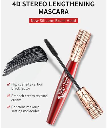 Yanquina Super Long Mascara Yankina Super Long Mascara Yankina Mascara De Pesta as Yanquina 4D Silk Fiber Lash Mascara Waterproof Long Lasting No Clumping (2Pcs) - Buy Online on GoSupps.com