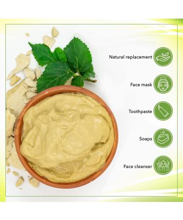 Naturel Anytime Multani Mitti Powder for Face & Body 500g - Fullers Earth Indian Healing Clay Mud Mask - Pure Natural Bentonite Clay for Skincare - Smooth Skin Brightening Clear Even Complexion - Buy Online on GoSupps.com