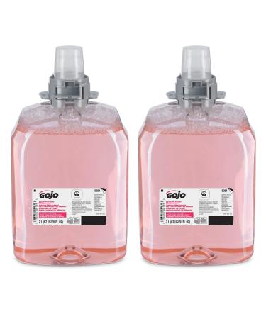 GOJO Luxury Foam Handwash Cranberry Fragrance EcoLogo Certified 2000 mL Hand Soap Refill for GOJO FMX-20 Push-Style Soap Dispenser (Pack of 2) - 5261-02