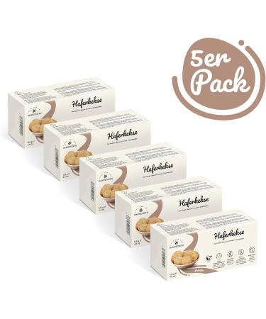 Gluten Free Oatmeal Cookies | 5 x 125g | Hanneforth - Buy Online on GoSupps.com