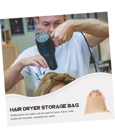 Healeved 2pcs Hair Dryer Storage Bag Cotton Hair Dryer Bag Hair Dryer Organizers Blow Dryer Organizers Fabric 29.50X25.50X1.00CMx2pcs Light Yellowx2pcs - Buy Online on GoSupps.com