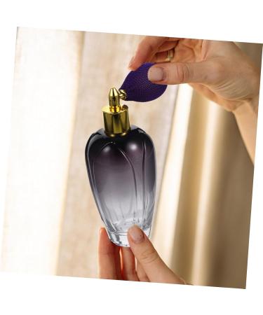 Didiseaon Cosmetic Containers Perfume Bottle Fine Mist Purple Glass Light Bulb Travel Travel Cosmetic Containers 130 ml Purple - Buy Online on GoSupps.com
