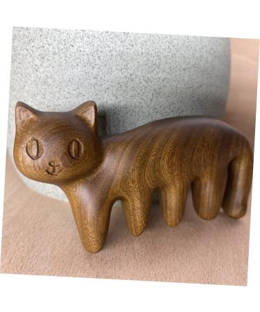 Beaupretty 5-St. Kitten Massage Comb - Creative Hair & Scalp Tool | Meridian Massage & Sandalwood Scraping - Buy Online on GoSupps.com