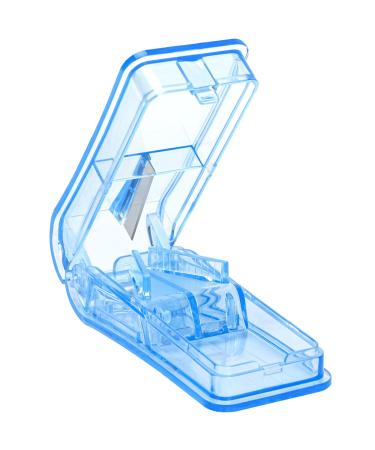 Pill Cutter for Small Pills Tablet Splitter with Blade Guard Safety Medicine Slicer Medication Vitamin Divider Cutting Drugs for Daily Use