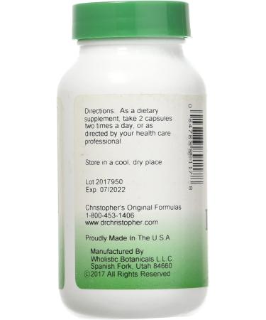 Christopher's Original Formulas Immucalm Formula - 475 mg, 100 Vegetarian Capsules for Immune Support - Buy Online on GoSupps.com
