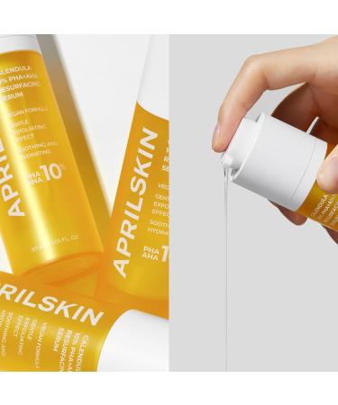 APRILSKIN Calendula 10% PHA+AHA Resurfacing Serum - Vegan & Cruelty-Free for Dry Sensitive Acne-Prone Skin | International Shipping - Buy Online on GoSupps.com