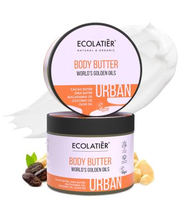 Ecolatier® Urban Series Body Cream World of Golden Oils 380ml Deep Care for Supple Skin and Wellness