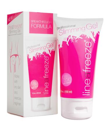 Lineafreeze Professional Skin Firming Gel Cellulite Toning Cream for Women and Men with Phytosonic and Pleurimincyl 5 oz