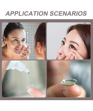 10-Pack Tweezers with Suction Cup - Glasses Holder & Contact Lens Remover | AB Medical Plastic Travel Case for Colored Lenses - Buy Online on GoSupps.com