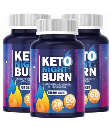 NEW: Enolenia Keto Night Burn 3 Series - Metabolism Extreme - Fast & Finally capsules with high -quality natural ingredients for women + men 180 pieces (1 Pack) Night
