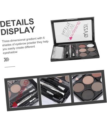 Angoily 1 Set Eyebrow Powder Set Eyebrow Brush Sweatproof Eyebrow Makeup Lit Eyebrow Makeup Cosmetic Lasting - Buy Online on GoSupps.com