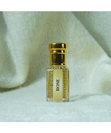 Kanyakubj Kannauj Rose Attar (Rose Damascena) AttarKannauj for Men Roll-On Attar 100% Alcohol-Free (6 ML)