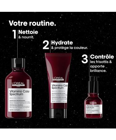 L'OREAL PROFESSIONNEL - Coffret Cadeau - Cheveux Color s - Vitamino Color Spectrum - +98% de Force - Brillance Miroir - dition Limit e - Shampoing (300ml) + Soin Concentr (200ml) + S rum (50ml) - Buy Online on GoSupps.com