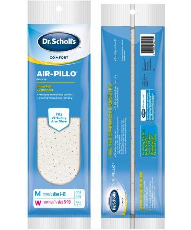 Dr. Scholl's Air-Pillo Cushioning Insoles - 3 Pairs (Men's 7-13 & Women's 5-10) - Buy Online on GoSupps.com