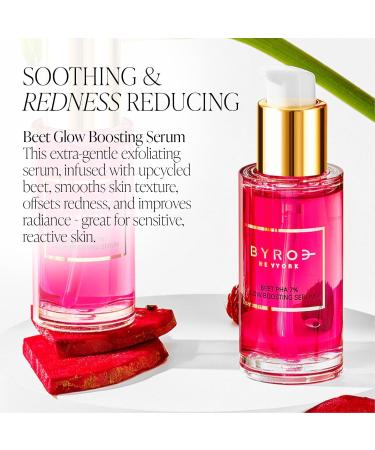 BYROE Beet Glow Boosting Face Serum - Brightening Vegan Serum with Peptides & Vitamin C | Target Redness & Dullness for Smooth Complexion | 1.01 Fl Oz - Buy Online on GoSupps.com