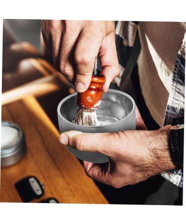 Fomiyes Stainless Steel Double-Walled Shaving Foam Shell & Travel Mug - Perfect for Shaving Soap & Beard Kits for Men - Buy Online on GoSupps.com