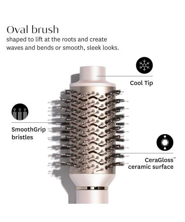 T3 Aire 360 Multi-Styler & Blowout System - Rapid Drying Hair Dryer Ceramic Curling Attachments Oval Brush for Perfect Blowouts & Long-Lasting Curls in Satin Blush/Gold | International Shipping Available - Buy Online on GoSupps.com
