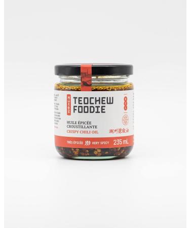 Crispy Chili Oil Handcrafted and Family-Made Infused with Ginger Onions and Unique Chinese Spices - Rich & Deep Flavor Quality Ingredients - No MSG Vegan and Gluten Free Very Spicy - Buy Online on GoSupps.com