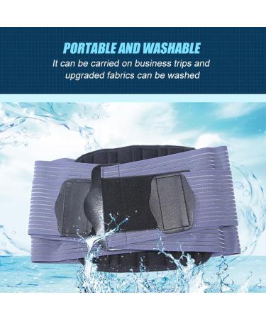 Breathable Unisex Lumbar Support Belt - Adjustable XXL Lower Back Bandage for Pain Relief & Spine Decompression - Buy Online on GoSupps.com