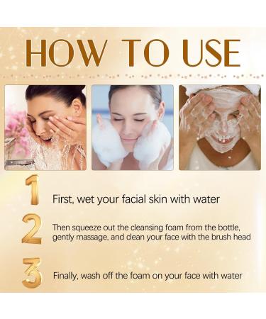 Turmeric Facial Cleanser - Exfoliating & Hydrating Face Wash for Glowing Skin | Moisturizing Foaming Cleanser for Face & Body - Buy Online on GoSupps.com