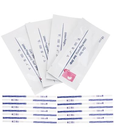 Beaupretty 50pcs Urine Pregnancy Test Strips Pregnancy Urine Cups Pregnancy Detection Device Pregnancy Supplies Ovulation Strips Cow Pregnancy Tests Pregnant Woman Early Pregnancy Plastic