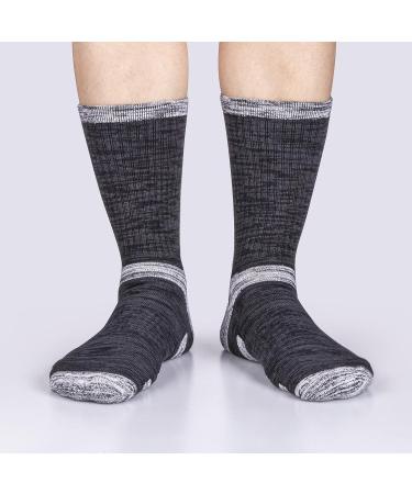 YUEDGE Women's Hiking Socks - Moisture Wicking Cotton, Cushioned Athletic Sports Socks (5 Pack) - Buy Online on GoSupps.com