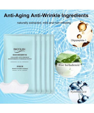 Forehead Wrinkle Patches - 10 Pack Anti-Wrinkle Facial Tape for Fine Lines - Overnight Treatment for Forehead Wrinkles - Buy Online on GoSupps.com