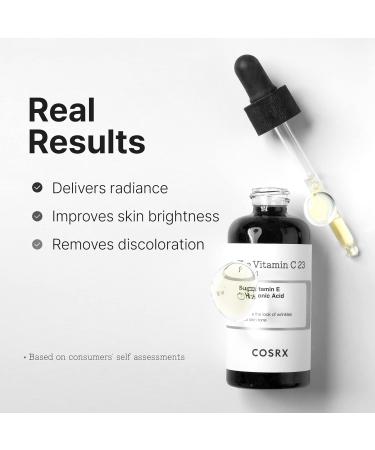 COSRX Vitamin C 23% Serum + Vitamin E SPF 50+ Daily Sunscreen - Brightening Korean Skincare - Buy Online on GoSupps.com