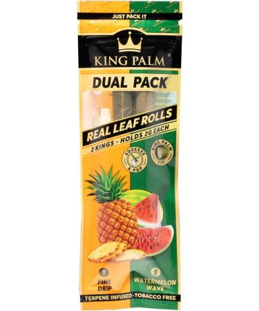 King Palm | Flavoured Pre Rolled Cones | 3 Flavour Multipack (King) 2g - (3 Flavours Included) - (Pineapple Watermelon - Honey Kiwi - Chocoloate Pomegrante) - Buy Online on GoSupps.com