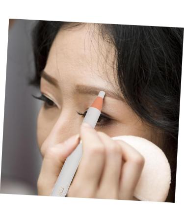 3Pcs White Eyeliner Eyebrow Makeup Kit Eyeshadow Pencil Highlighter Long Lasting Eyeliner Pencil Highlighter Eye Pencil Silkworm Pen Brush Beeswax - Buy Online on GoSupps.com