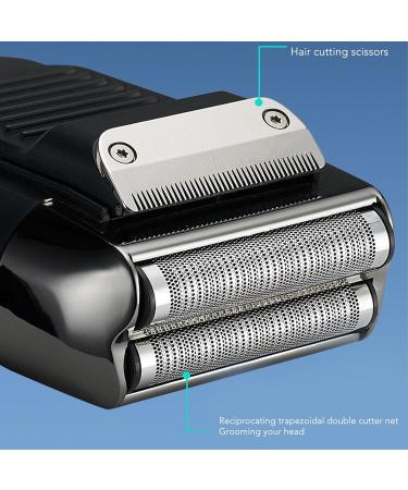 Buy Adjustable LED Electric Beard Trimmer - Rechargeable USB Groomer with Detachable Blade & 3 Trimming Gears for Comfort - International Shipping Available - Buy Online on GoSupps.com